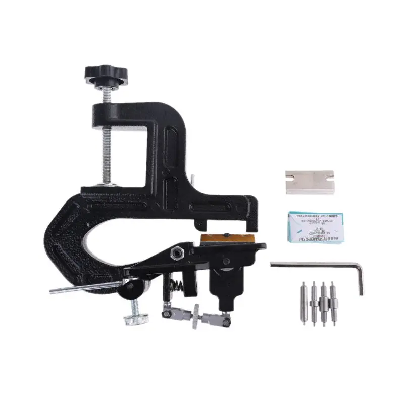 

Manual Leather Skiver Paring Device Hand Skiving Machine Splitter Tanned Peeler