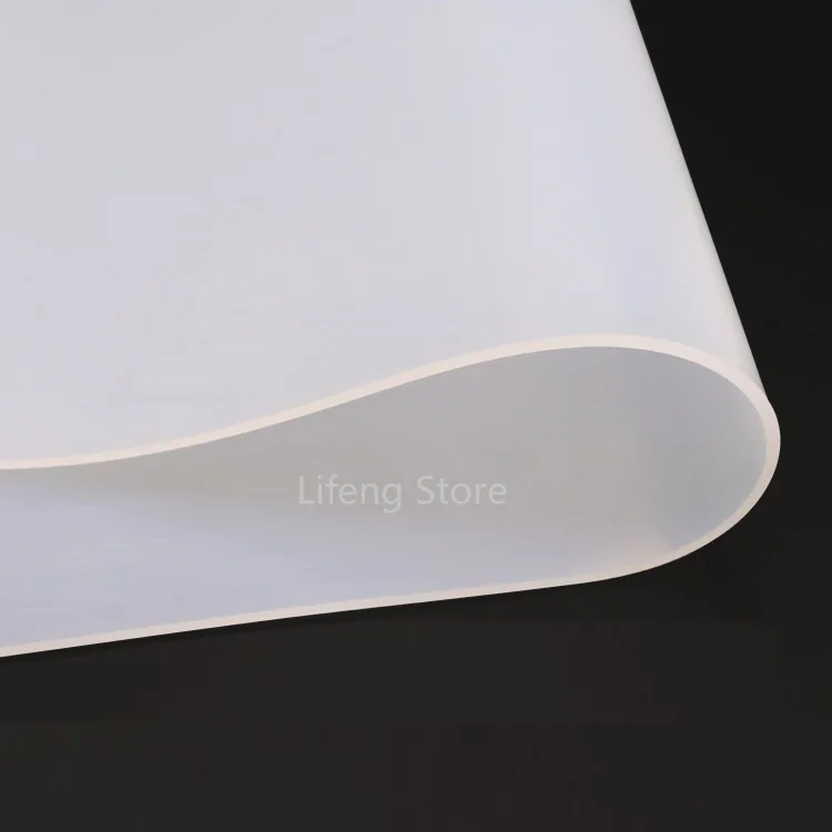 Толщина 3 мм лист из силиконовой резины 1 м x 1 м ширина квадратная плоская прокладка термостойкая VMQ Подушка пленка для запечатывания мат молочно-белый