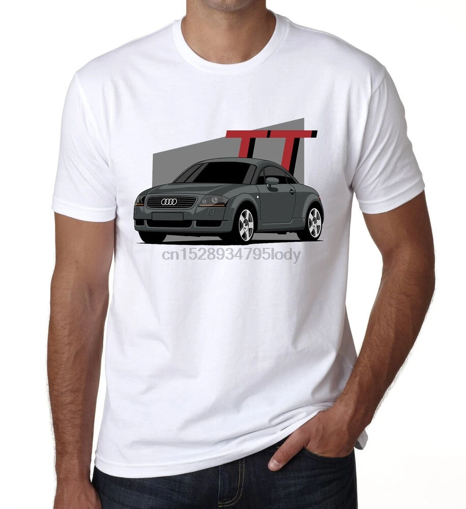 Audi TT Спортивная Мужская футболка AUDI вдохновил любителей вентилятор подарок