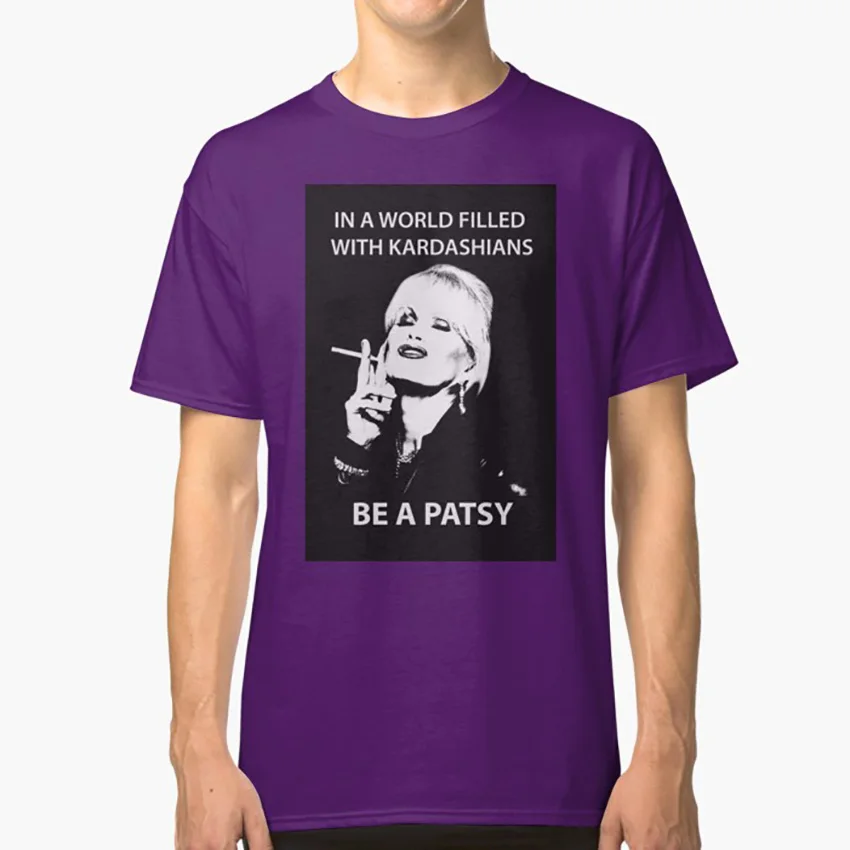 В мире, наполненном KARDASHIANS BE A PATSY футболка patsy kardashians WORLD uk be patsy лучшие в мире смешные цитаты - Цвет: Фиолетовый