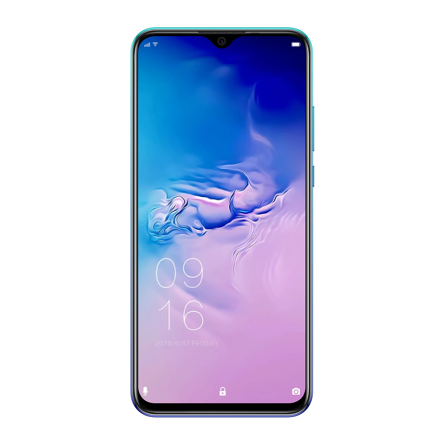 Elephone A6 MAX 6 53 дюймовый Android 9 0 4 Гб 64 MT6762V 4G смартфон ядра 20MP отпечатков пальцев 5 V/2A