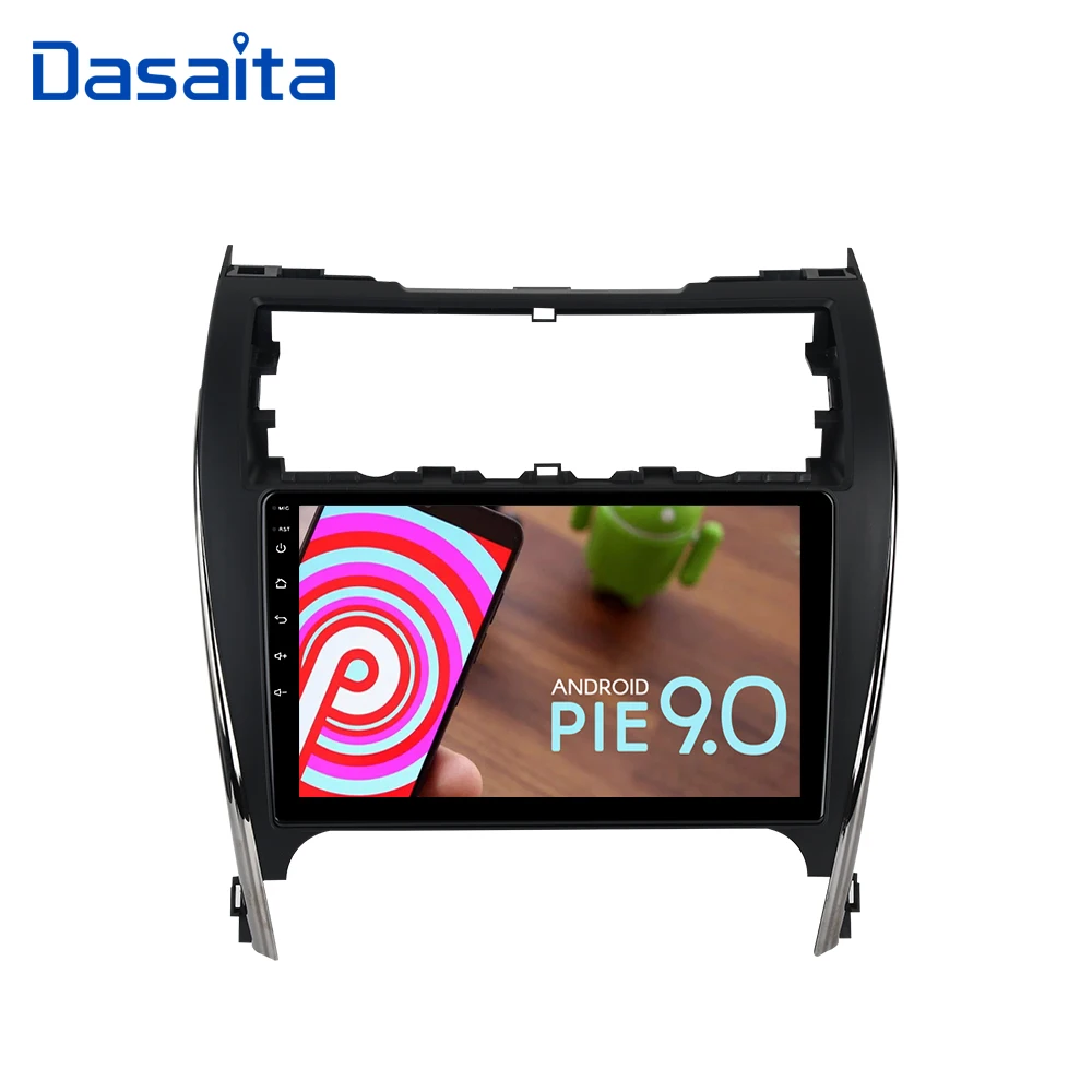 Clearance Dasaita 10.2" Android 9.0 Car GPS Player Navi for Toyota Camry 2012-2014 USA&Mid-East Version with 2G+16G Quad Core Stereo Radio 1