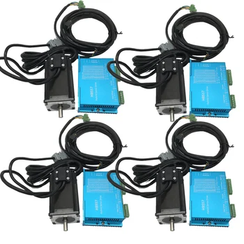 

4PCS 3Nm NEMA23 Stepper Motor Drive 57mm DC24-60V Closed loop Hybird Encoder Kit Easy Servo for CNC Mill Engraving machine