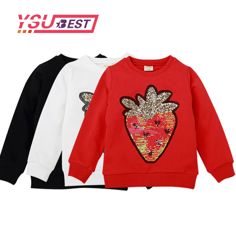 

2019 Autumn Spring Children's Sweater Sequins Cartoon Children Clothing New 3-8 Years Old Cotton Leisure Outerwear Sweaterss