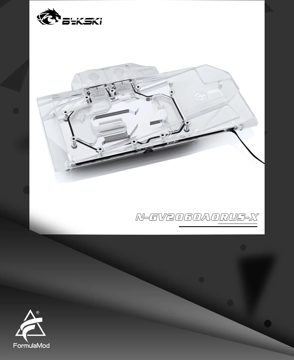 Bykski N-GV2060AORUS-X GPU Water Cooling Block For Gigabyte AORUS RTX 2060 Xtreme 6G  