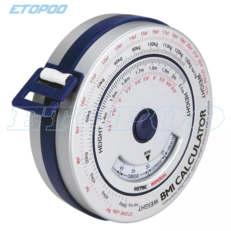 BMI BMImeter 2-in-1 Tape Measure and Ruler 3m/10ft