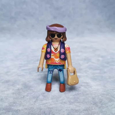 M027 7,5 см Высокое качество оригинального Playmobil для девочек и мальчиков Polly Карманный строительный блок - Цвет: M007A