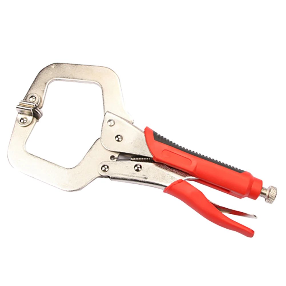 

11 Inch Weld Vise Grip C Type Clip Tool Locking Plier Woodworking Face Clamp Multi-function Table Hand Steel Tenon Locator