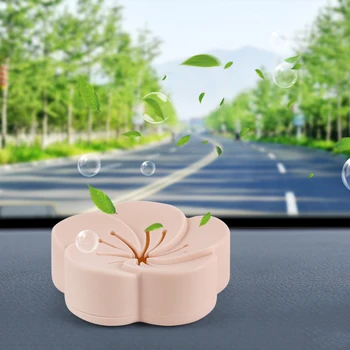 

Aroma Stone Difuser Deodorant Bag Deodorizing Flower-Shaped Aromatherapy Box For Car Automotive Interior Accessories