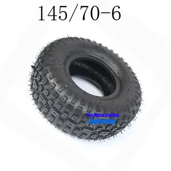 

High Performance 6 Inch ATV Tubeless Tires 145/70-6 Fit for Four Wheel Vehcile 50cc 70cc 110cc Small ATV Front or Rear Wheels