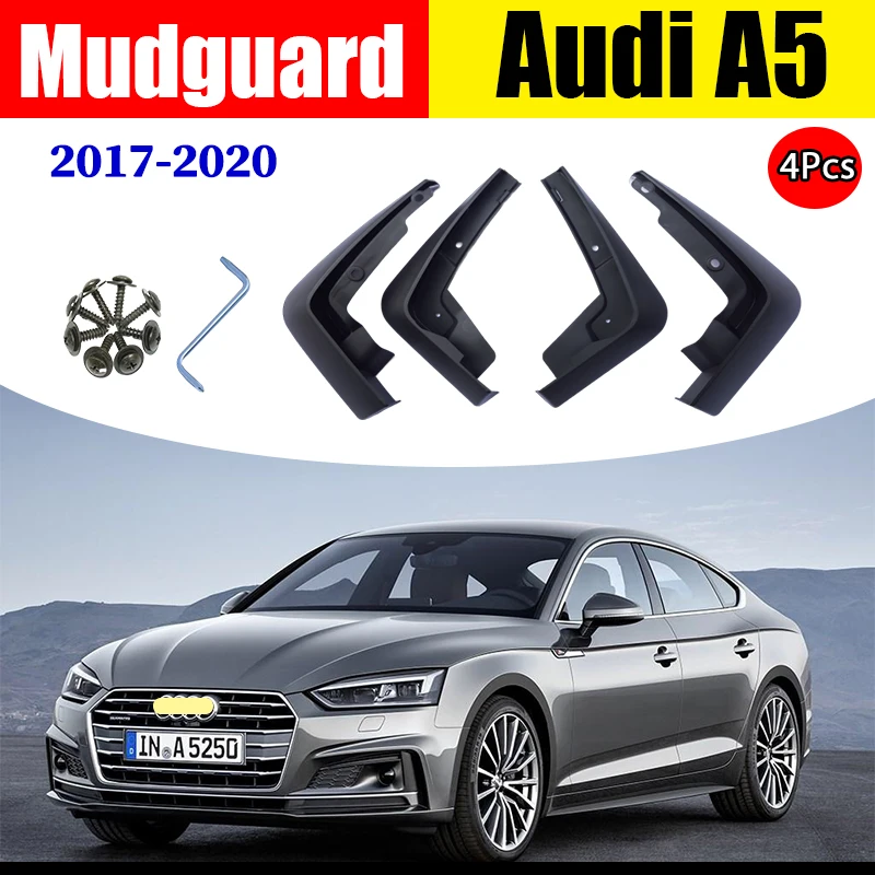 

FOR Audi A5 2017-2020 Mudguards Fender Mud Flap Guard Splash Fenders Car Accessories Auto Styline Front Rear 4pcs