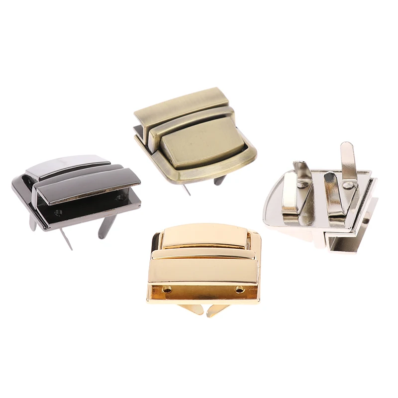 

High Quality 1 pc Metal Lock Rectangle Bag Case Buckle Clasp For Handbags Shoulder Bags Purse Tote Accessories DIY Craft