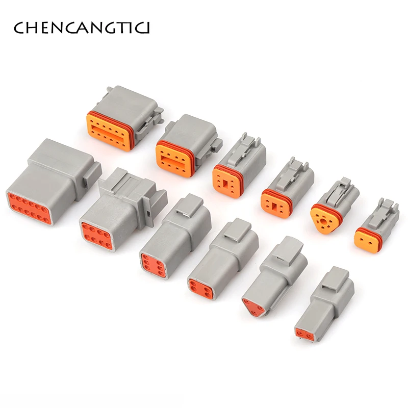 1 комплект Deutsch DT 2 3 4 6 8 12 контактный автомобильный водонепроницаемый разъем
