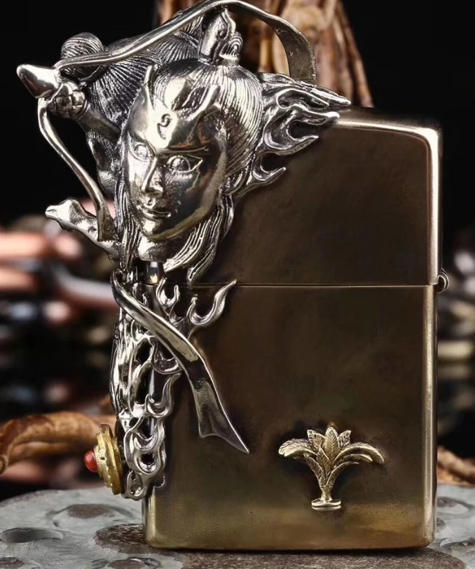 SBGJ ручной работы сварной китайский продий Будда 3D лигнайтер|card id|cardcopper medal |