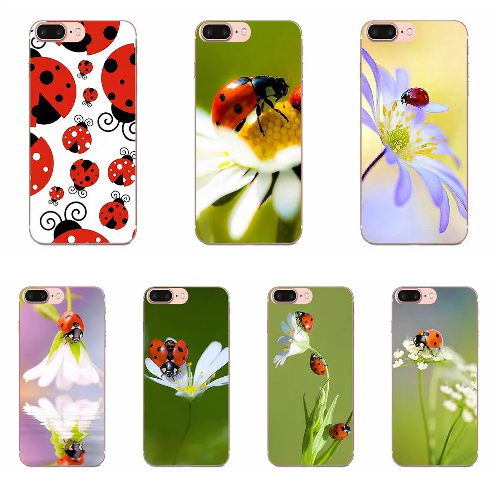 

Soft Cases Covers For Xiaomi Mi3 Mi4 Mi4C Mi4i Mi5 Mi 5S 5X 6 6X 8 SE Pro Lite A1 Max Mix 2 Note 3 4 Ladybug Lady Bug Insect
