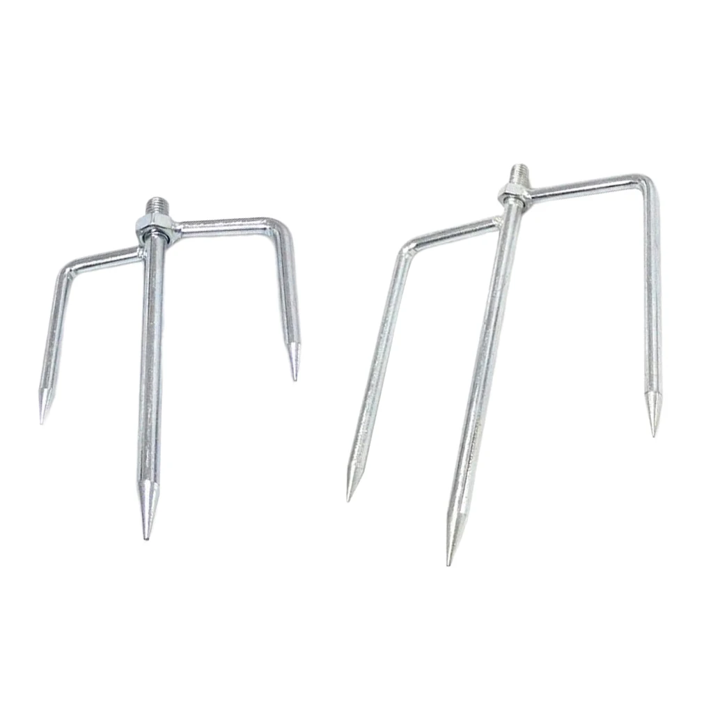 Detachable Umbrella Ground Spike Pole Garden Outdoor Beach Metal Universal Fishing Umbrella Ground Spike