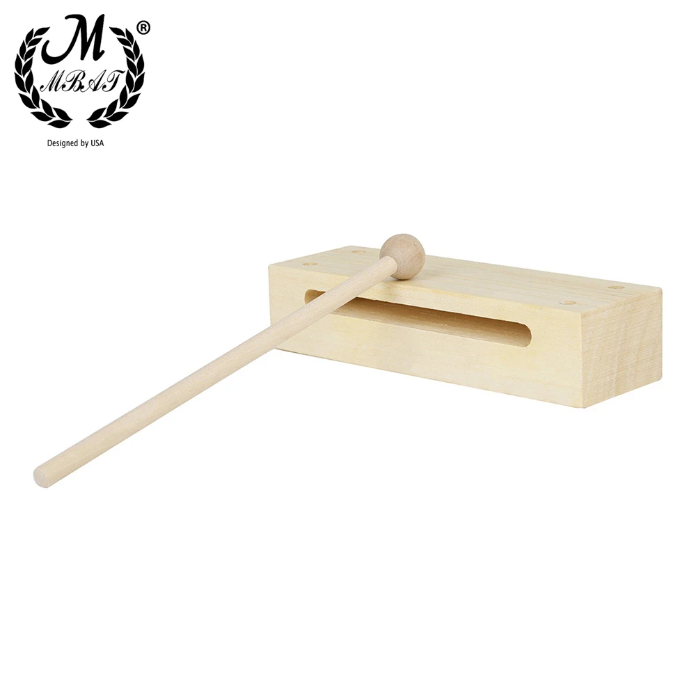 M MBAT Orff Musical Instruments Wooden Percussion Instruments Square Diatonic Clapper High Quality Early Childhood Education Gif