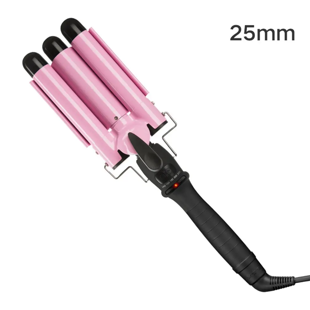 

LCD Tourmaline Ceramic Curling Bar Electric LCD Hair Curler Ceramic Iron Tube LED Display Curling Rod Curly Hair Artifact