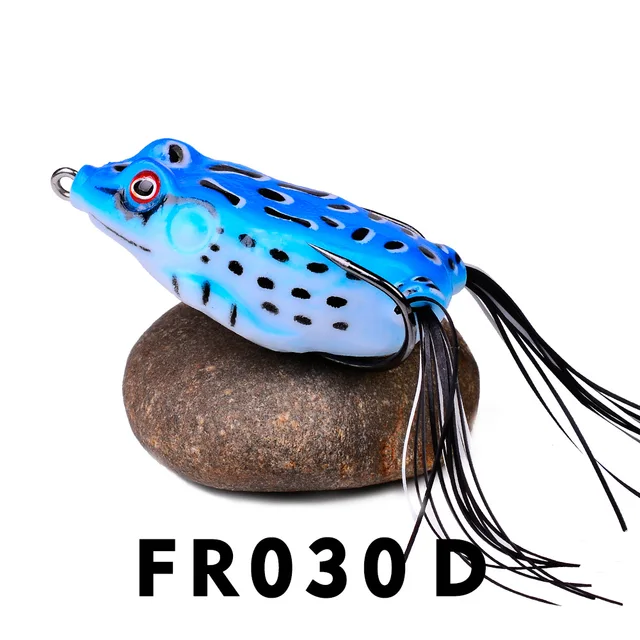 1 Pcs 5G 8.5G 13G 17.5G Frog Lure Soft Tube Bait Plastic Fishing Lure with Fishing Hooks Topwater Ray Frog Artificial 3D Eyes 04