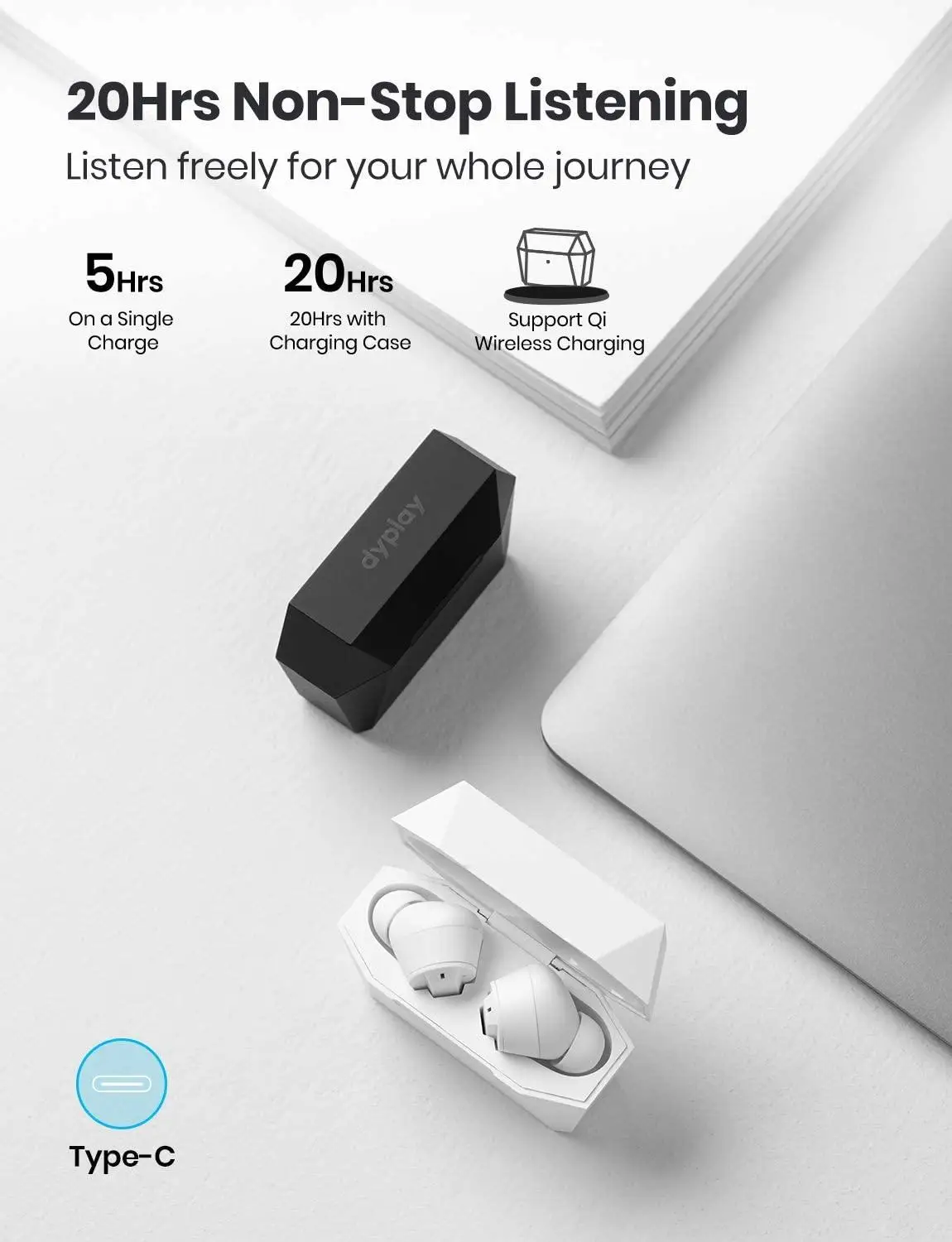 Wireless Earbuds Active Noise Cancelling Bluetooth