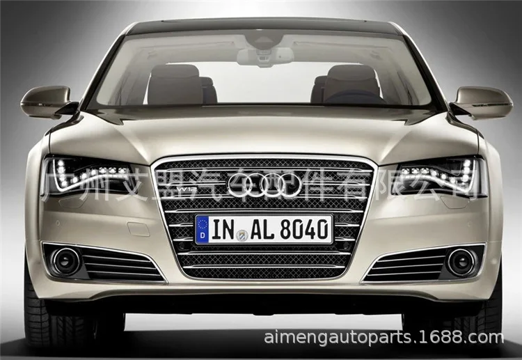 Сделано для Audi A8 фары абажур, 11-13 старый Audi A8 фары прозрачный абажур фары корпус