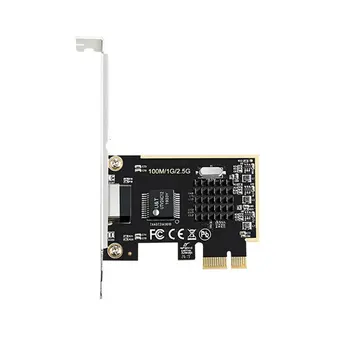 

Single RJ45 Port 2.5G / 1000M / 100M / 10M Gigabit Ethernet PCI Express Cable Lan NIC Network Adapter Card