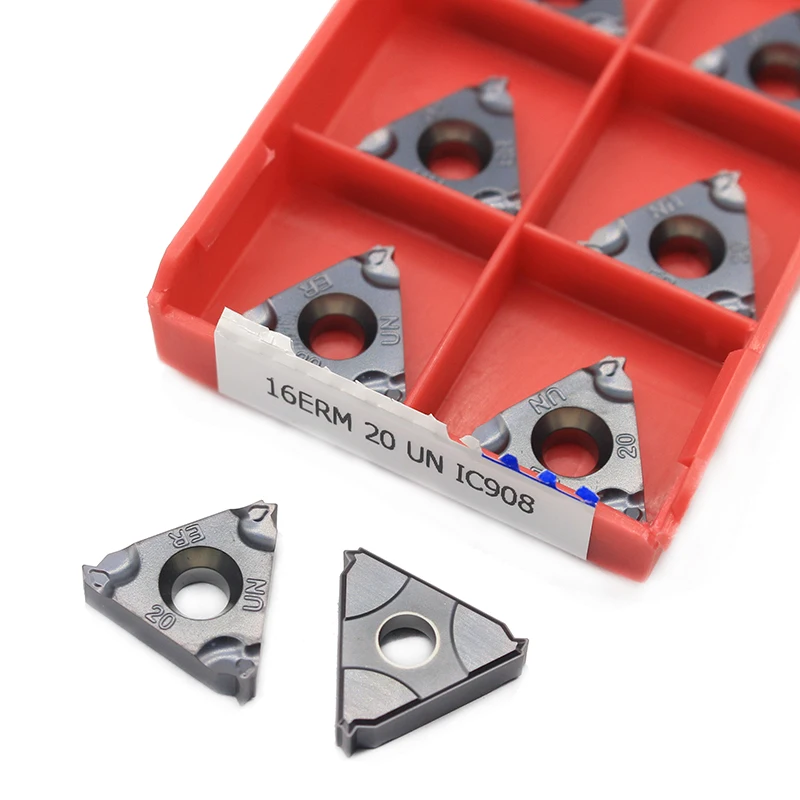 

10pcs Carbide Inserts 16ERM 20 UN IC908 Plate CNC Threaded Blade Lathe Cutter Tool Turning Tools