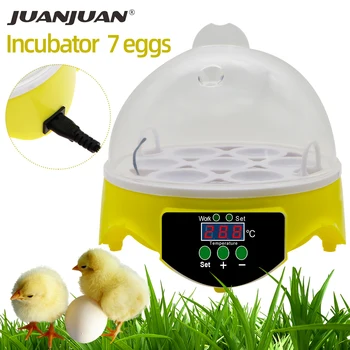

7 Egg Automatic Incubator Poultry Hatchery Machine Brooder Digital Chicken Duck Bird Temperature Control Chicken Hatcher 30% off