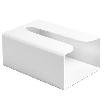 

Toilet Kitchen Tissue Box Paper Holder Portable Wall Mounted Storage Organizer Case BJStore