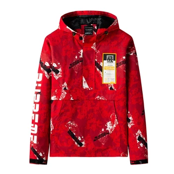 

Men Streetwear Jackets Windbreaker 2020 Mens Harajuku Patchwork Hip Hop Jackets Vintage Cargo Bomber Jackets