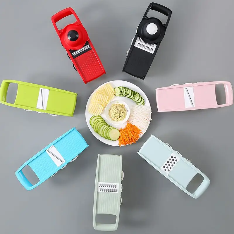 Vegetable Cutter Grater for Vegetables Slicers Shredders Multi Slicer Peeler Carrot Fruit 6 In 1 Gadgets Vegetable Cutting Tools
