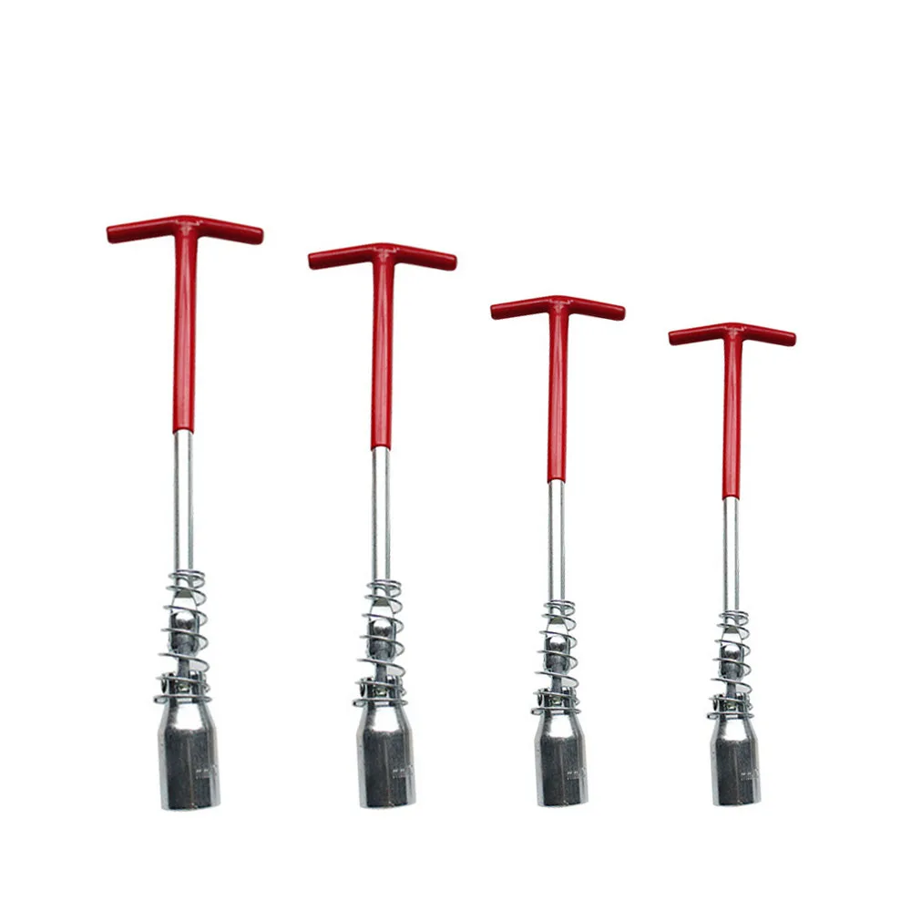 

Spark Plug Removal Tool 14/16/21mm T-Handle Universal Joint For Car Remover Installer Spark Plug Socket Wrench Socket Wrench
