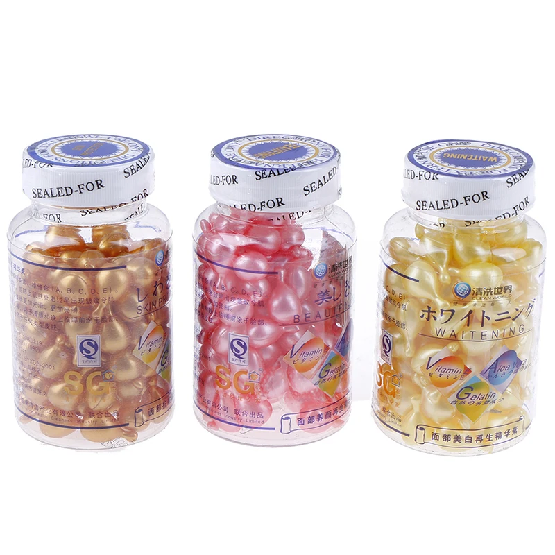90Pcs Hyaluronic Acid Essence Capsules Anti-aging Vitamin E Serum Spot Cream Facial Freckle 90Pcs Hyaluronic Acid Essence Capsules Anti-aging Vitamin E Serum Spot Cream Facial Freckle