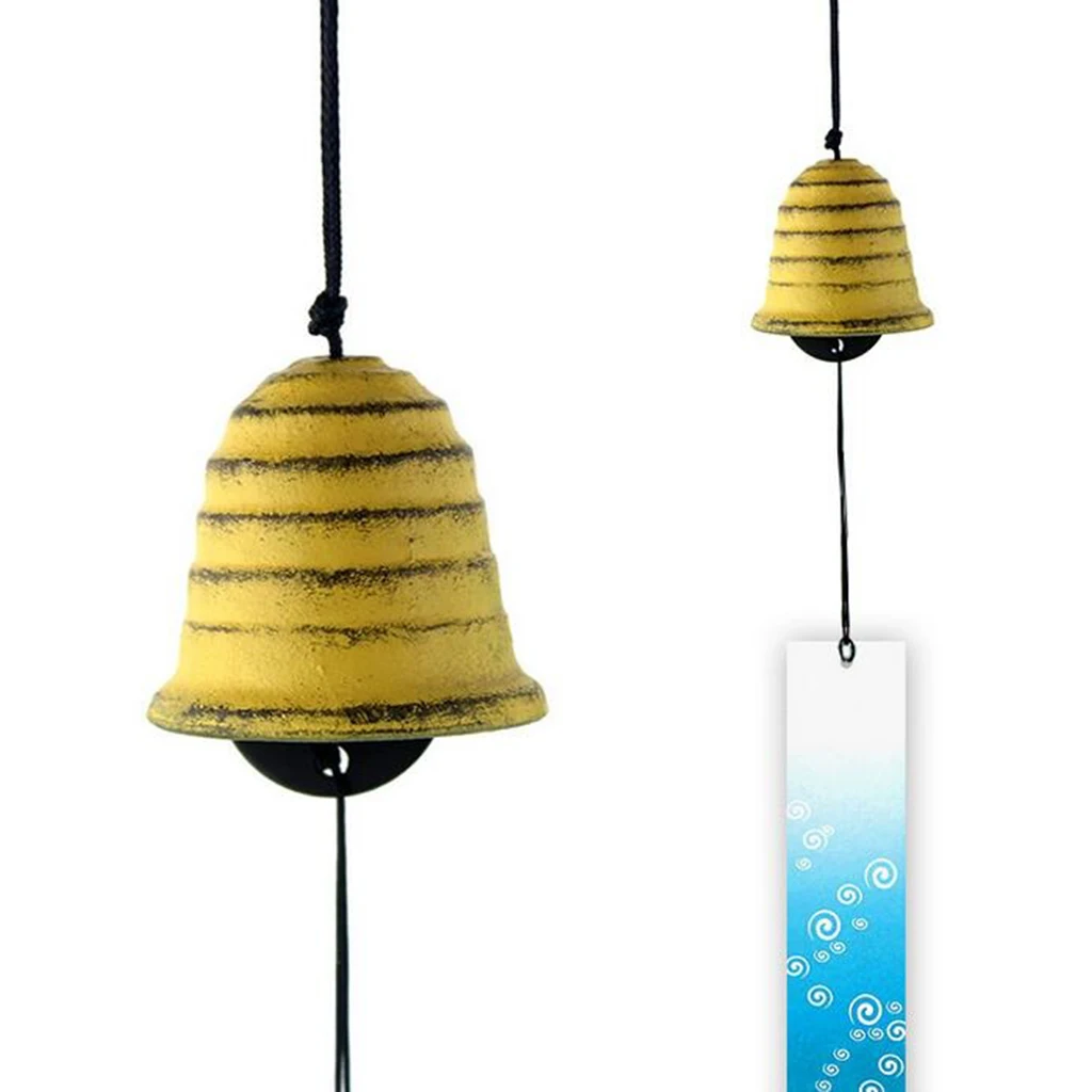 Wind Bell Japanese Cast Iron Windchime Temple Bell Home Ideal Gift