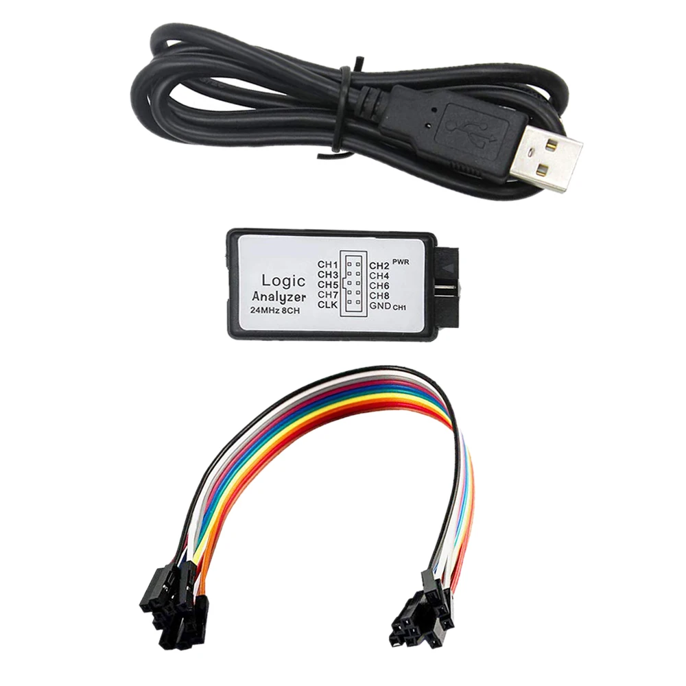 USB логический анализатор 24 м 8 каналов микроконтроллер с поддержкой 1.1.16 ARM FPGA