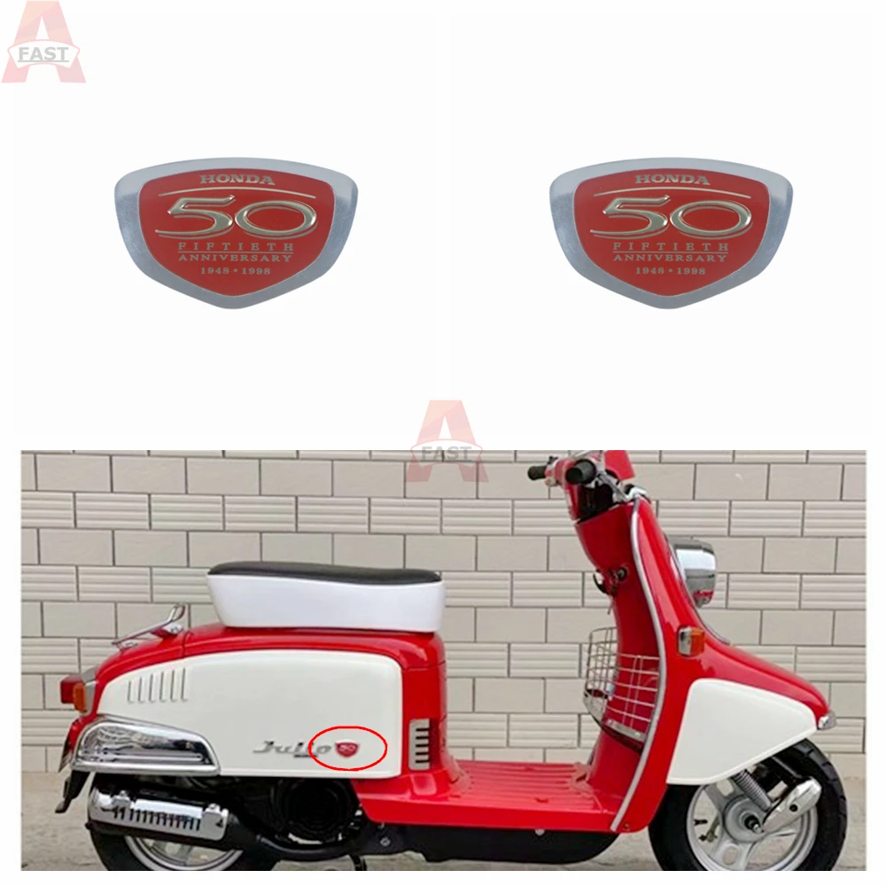 Suitable for Honda DIO af24 af38 af52 Julio af52E AF24E Tortoise Motorcycle Shell Body Fairing 50th Anniversary Label Logo Decal takara tomy tomica 50th anniversary alloy car 05 toyota 2000gt 1 59 scale car simulation car model ornaments boy toys gifts