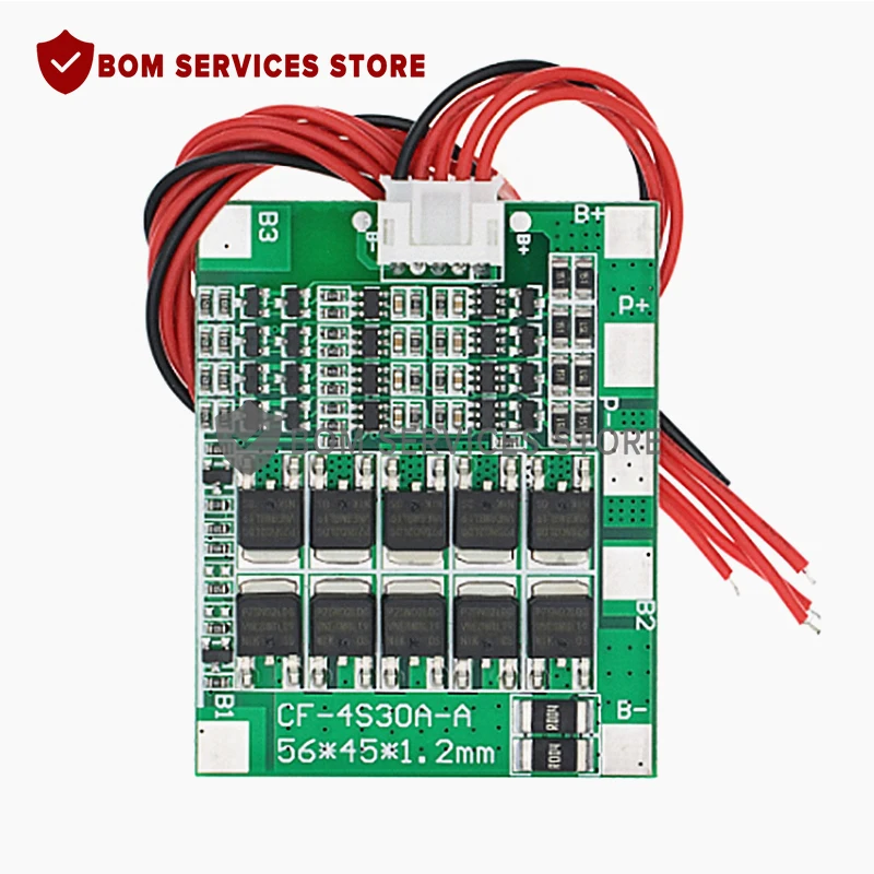 

Brand new 4S 30A 14.8V Li-ion Lithium 18650 Battery BMS Packs PCB Protection Board Balance Integrated Circuits