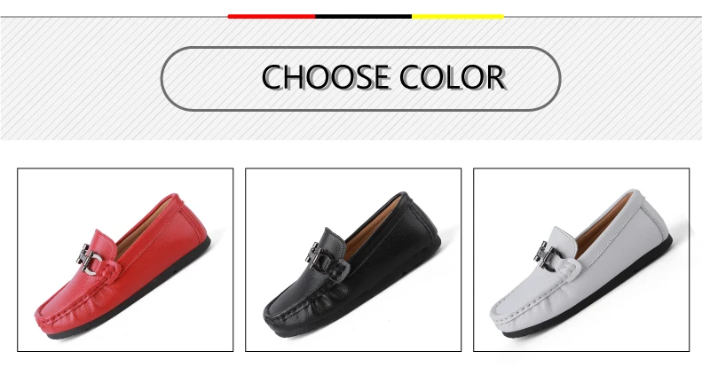 2020 Spring Genuine Leather Kids Shoes for Boys Flats Mocassins Fashion Soft Children Shoes For Boy Girls Casual Flat Slip On Loafers (3)