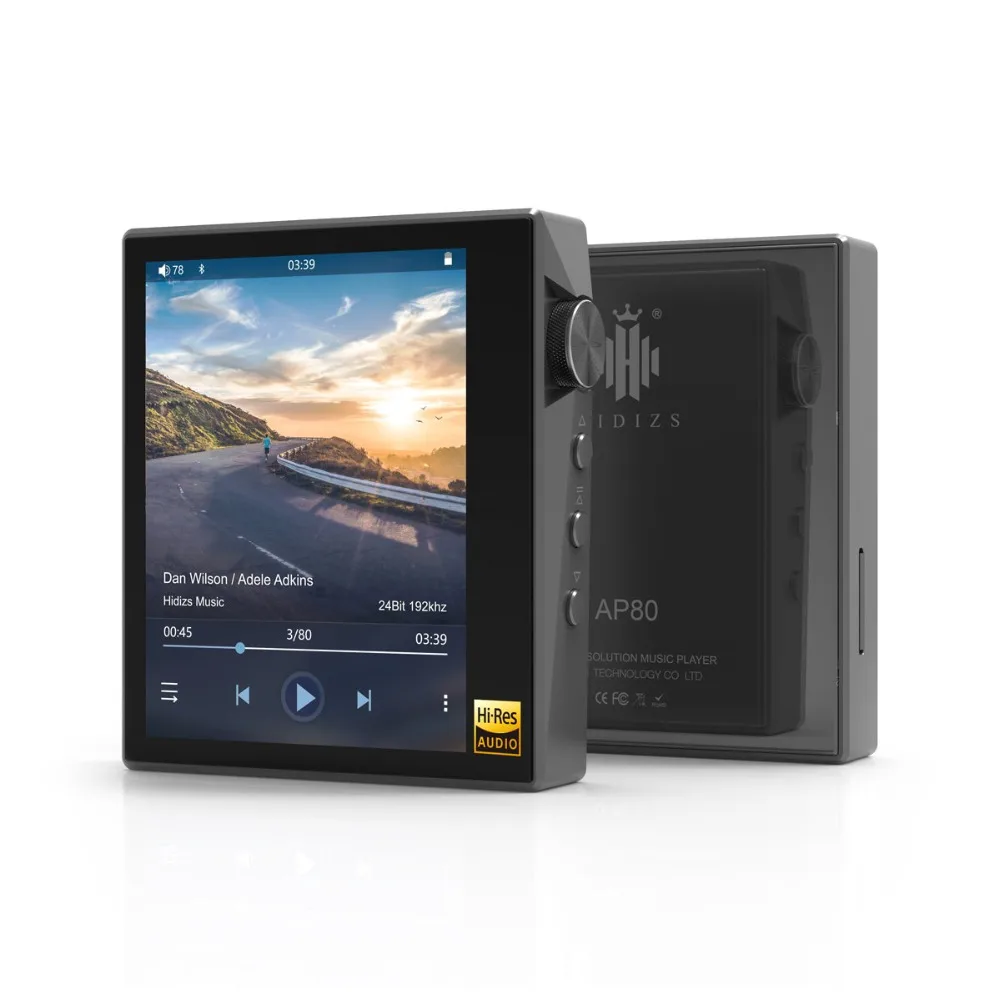 Hidizs AP80 Hi-Res ES9218P Ультрапортативный Bluetooth HIFI музыкальный mp3-плеер LDAC USB DAC DSD 64/128 FALC DAP