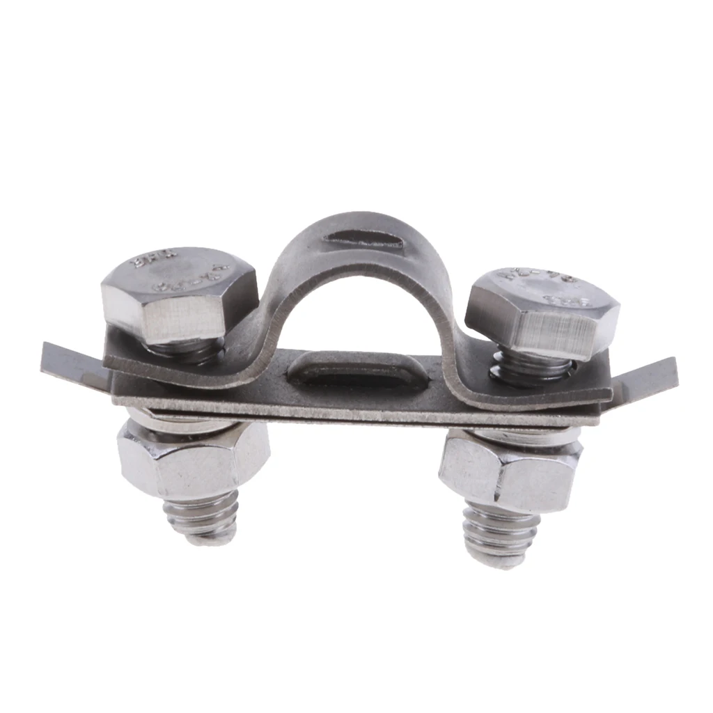 4 Pieces 304 Stainless Steel Control Throttle Cable Clamp Replacement Boat Marine Hardware outboard throttle cable