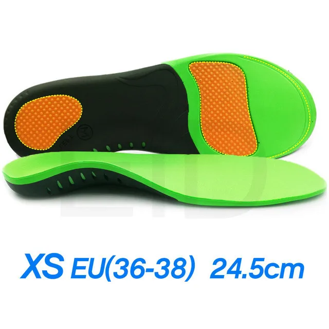 Высококачественные Ортопедические стельки eva для плоскостопия, ортопедическая обувь, стельки для мужчин и женщин, большие размеры - Цвет: XS EU(36-38)
