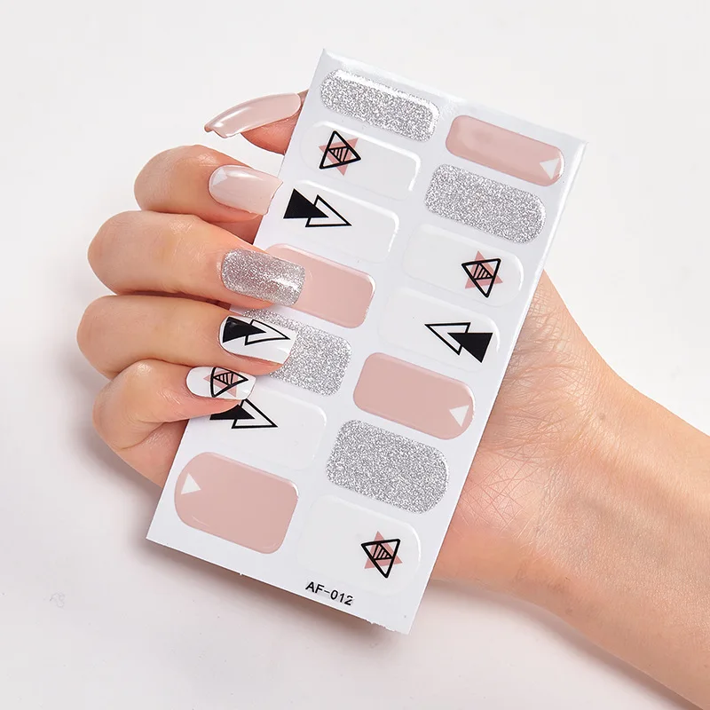 Full Cover Nail Stickers Nail Polish Nail Decoration Nails Sticker Designer Self Adhesive Nail Sticker Creative Nailart Sticker