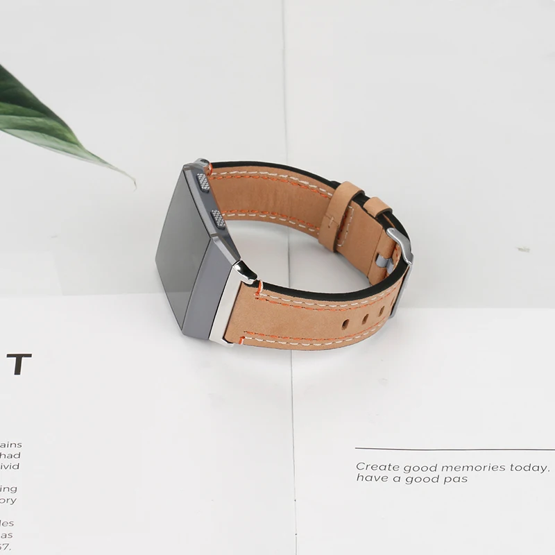 Сменный ремешок из искусственной кожи для часов Fitbit Ionic, умный Браслет, спортивные ремешки для часов, регулируемый браслет, аксессуар