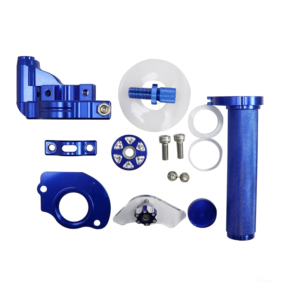 ZSDTRP 7/8 Inch Multicolor Universal CNC Aluminum Acerbs Throttle Twist Grips Handlebars For Motorcycle Moped Scooter Bike