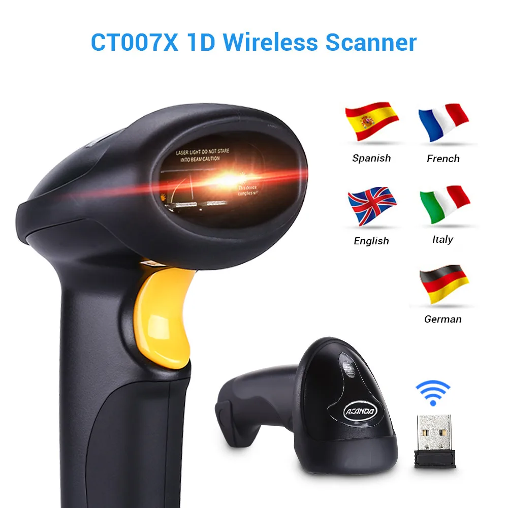 CT007X сканера штриховых кодов Беспроводной считывания штрих-кода 2,4 г 10 м сканер штрихкодов проводной для Windows CE Blueskysea 1500 мАч CT007X сканера штриховых кодов Беспроводной считывания штрих-кода 2,4 г 10 м сканер штрихкодов проводной для Windows CE Blueskysea 1500 мАч