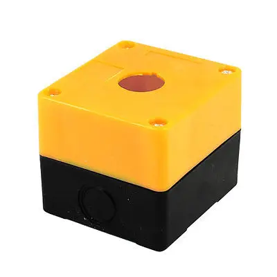 

Orange Black Plastic 22mm Diameter Hole Button Switch Control Station Box