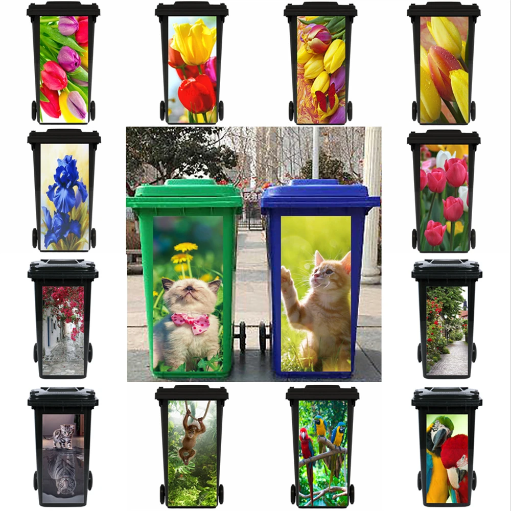 Flowers Wheelie Bin Stickers ubicaciondepersonas.cdmx.gob.mx