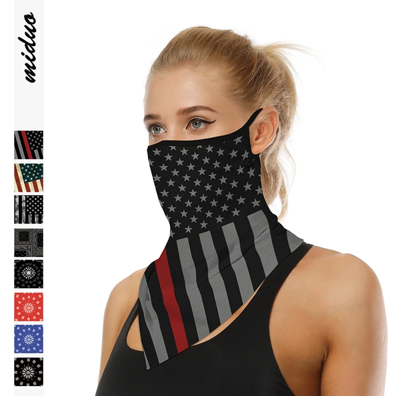 Outdoor Hiking Scarf Face Cover Printed Scarves Multi Functional Seamless Quick Dry Hairband