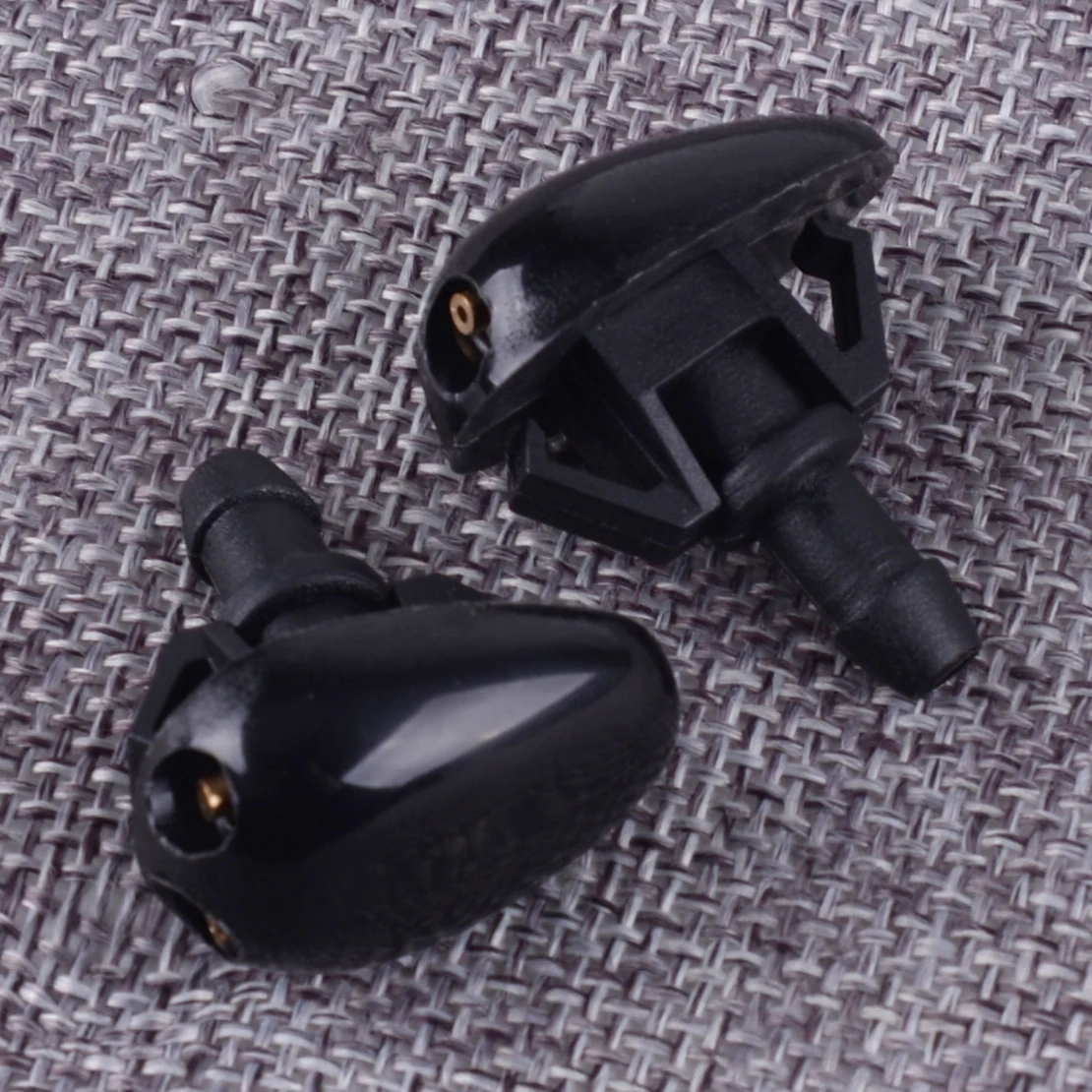 

DWCX 1Pair Car Windshield Bonnet Water Washer Wiper Jet Spray Nozzle fit for Nissan Navara D40 Frontier 2005-2011 2012 2013 2014