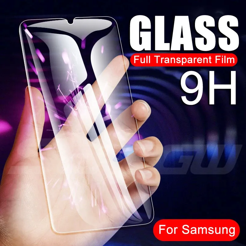 

9H Protective Glass on the For Samsung Galaxy A10 A30 A40 A50 A60 A70 A80 A90 M10 M20 M30 M40 Safety Screen Tempered Glass Film
